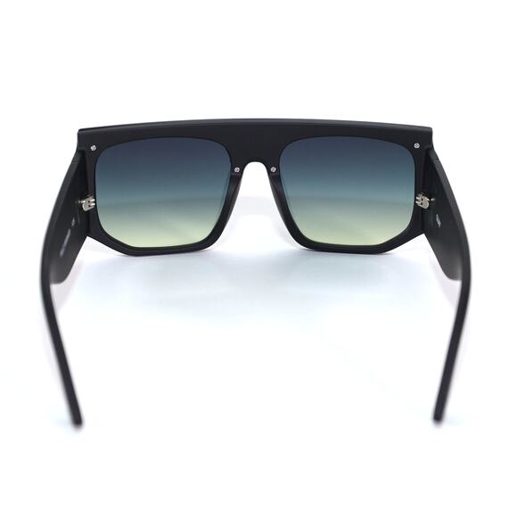 Quay Australia FULLY BOOKED Shield Sunglasses - Matte Black/Smoke Green - NWT - Picture 8 of 11